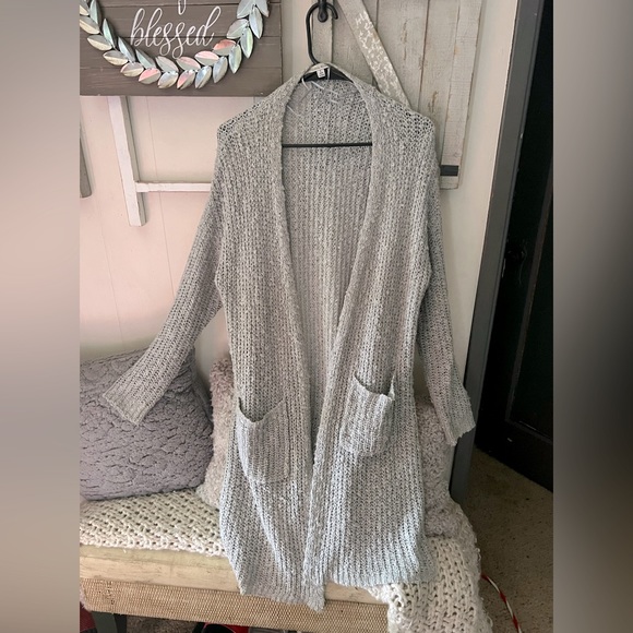 Size L grey cardigan - Picture 1 of 3
